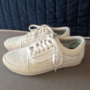 Vans Off-White Canvas Sneakers